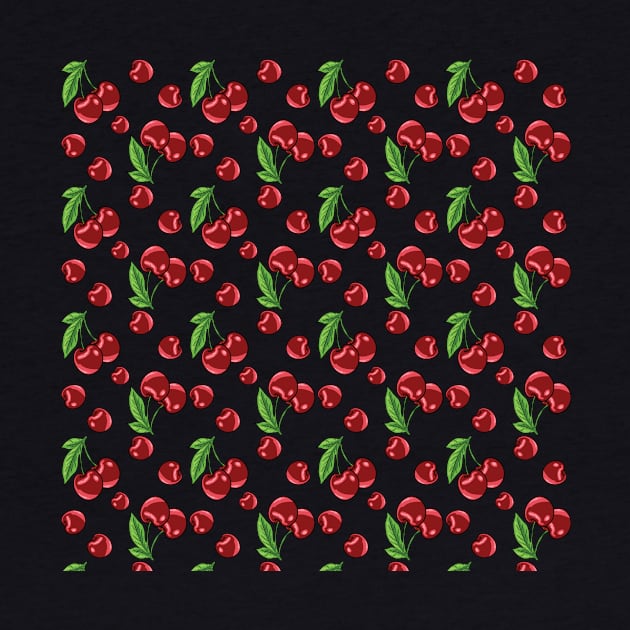 Cool Cherry Fruit Pattern by c1337s